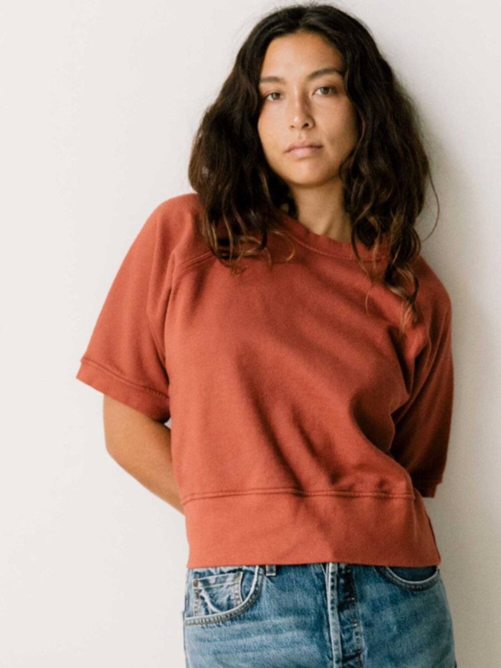 Imogene + Willie Layla Short Sleeve Sweatshirt